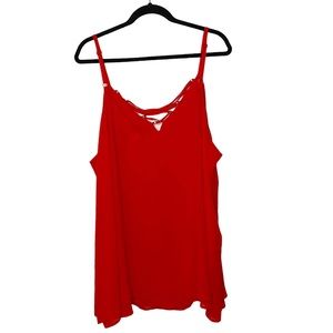 TORRID SPAGHETTI STRAPS TUNIC TOP SIZE 5